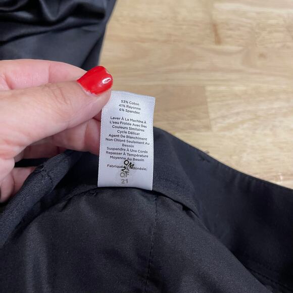 Talbots slacks pants trousers women's 10 black Chinos THE NEWPORT PANT - Picture 11 of 16